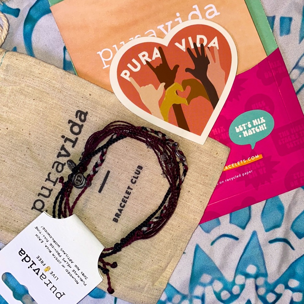 Pura Vida Bracelet Monthly Club October 2021 Cat Pack